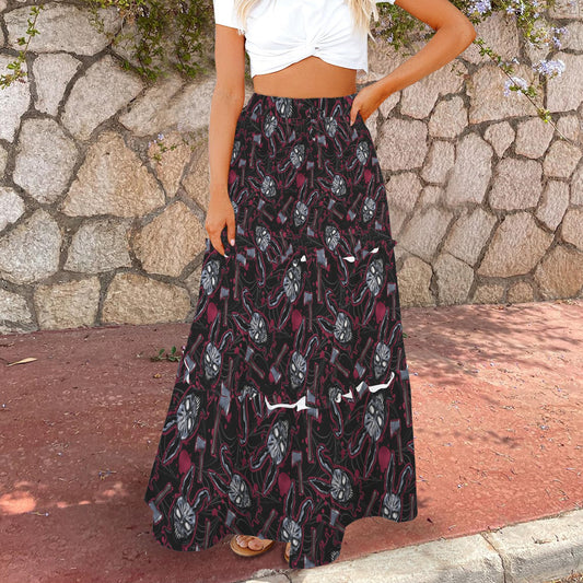 Donnie dark maxi skirt