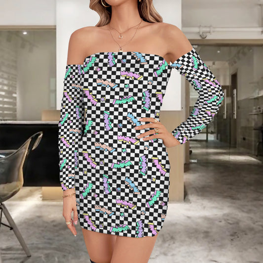 Alt Bat ruched bodycon