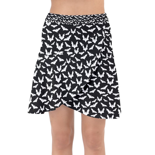 Bat Wrap Front Skirt