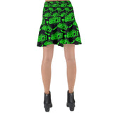 Bit*h Green Wrap Front Skirt