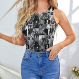 Addams Family Tank Bodysuit spookydoll