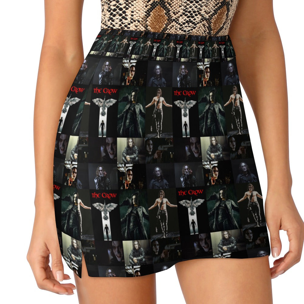 The Crow Bodycon Skort