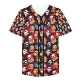 Faces Of Horror Baseball Jersey