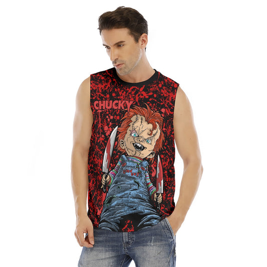 Chucky Bloody O-neck Tank Top