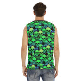 skull O-neck Tank Top