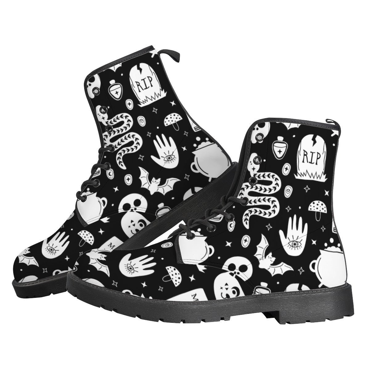 witch things boots Leather Boots Gothdollbymika